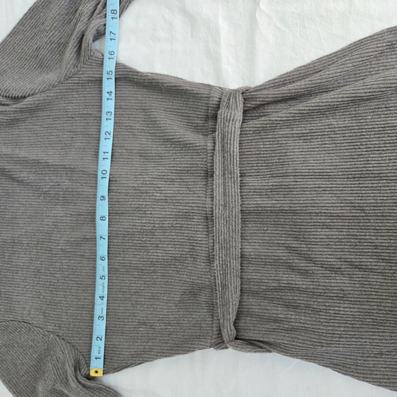 Mimi Chica Charcoal Ribbed Knit Top - Picture 7 of 10